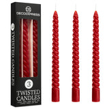 Dinner Candles - Pack of 3 Twisted Candles - Get Trend