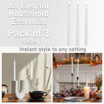 Dinner Candles - Pack of 3 Twisted Candles - Get Trend