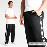 CityComfort Tracksuit Bottoms Men, Joggers with Zip Pockets Training Pants for Men - Get Trend