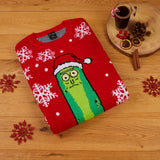 RICK AND MORTY Mens Christmas Jumper, Warm Funny Xmas Sweater - Mens Gifts