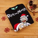 RICK AND MORTY Mens Christmas Jumper, Warm Funny Xmas Sweater - Mens Gifts