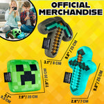 Minecraft Soft Toy 3pcs Plushie Cushion Set Creeper Stuffed Toy Kids Teenagers, Bedroom Accessories 3D Soft Toy Decorative Stuffed Collectibles Gifts for Gamers - Get Trend