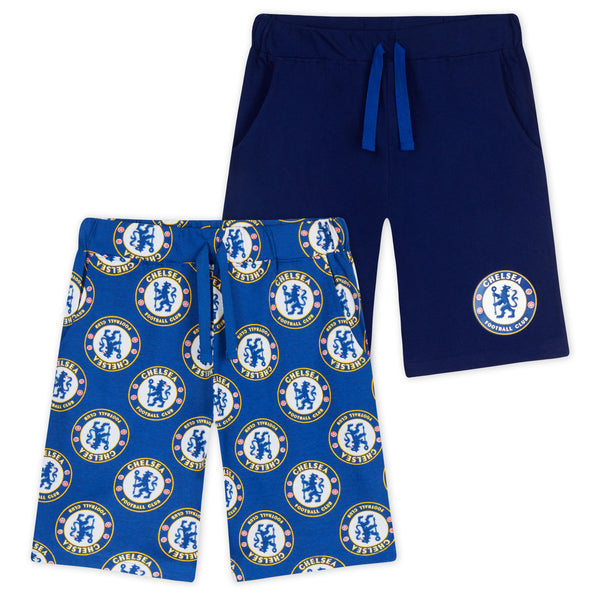 Chelsea F.C. Boys Shorts -  2 Pack Jersey Shorts - Get Trend