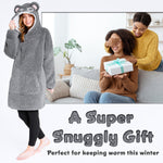 CityComfort Oversized Hoodie for Women Fleece Hoodie - Koala - Get Trend