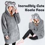 CityComfort Oversized Hoodie for Women Fleece Hoodie - Koala - Get Trend