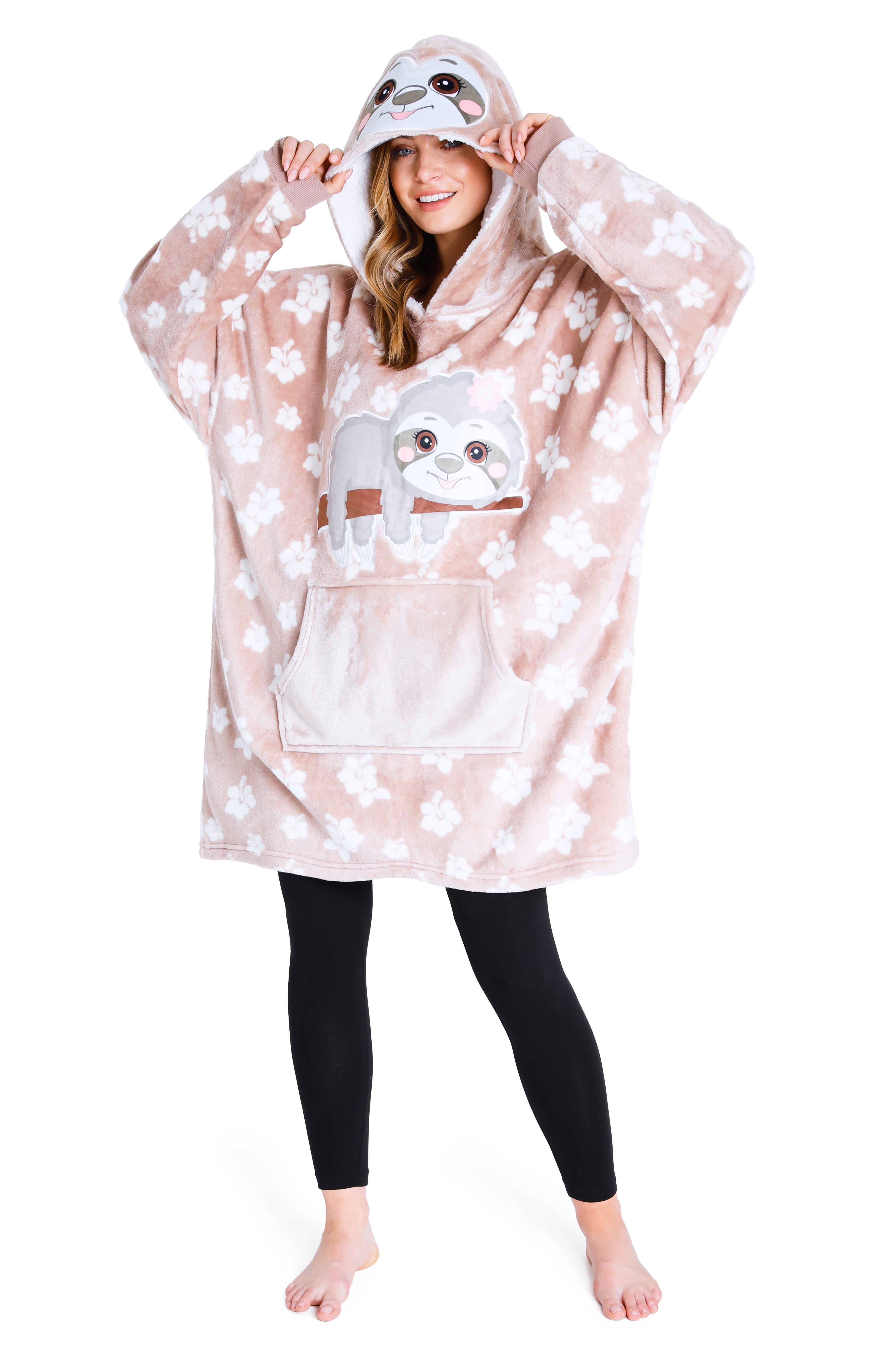 CityComfort Oversized Blanket Hoodie for Women Men and Teens, Fleece Wearable Blanke - Get Trend