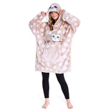 CityComfort Oversized Blanket Hoodie for Women Men and Teens, Fleece Wearable Blanke - Get Trend