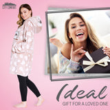 CityComfort Oversized Blanket Hoodie for Women Men and Teens, Fleece Wearable Blanke - Get Trend