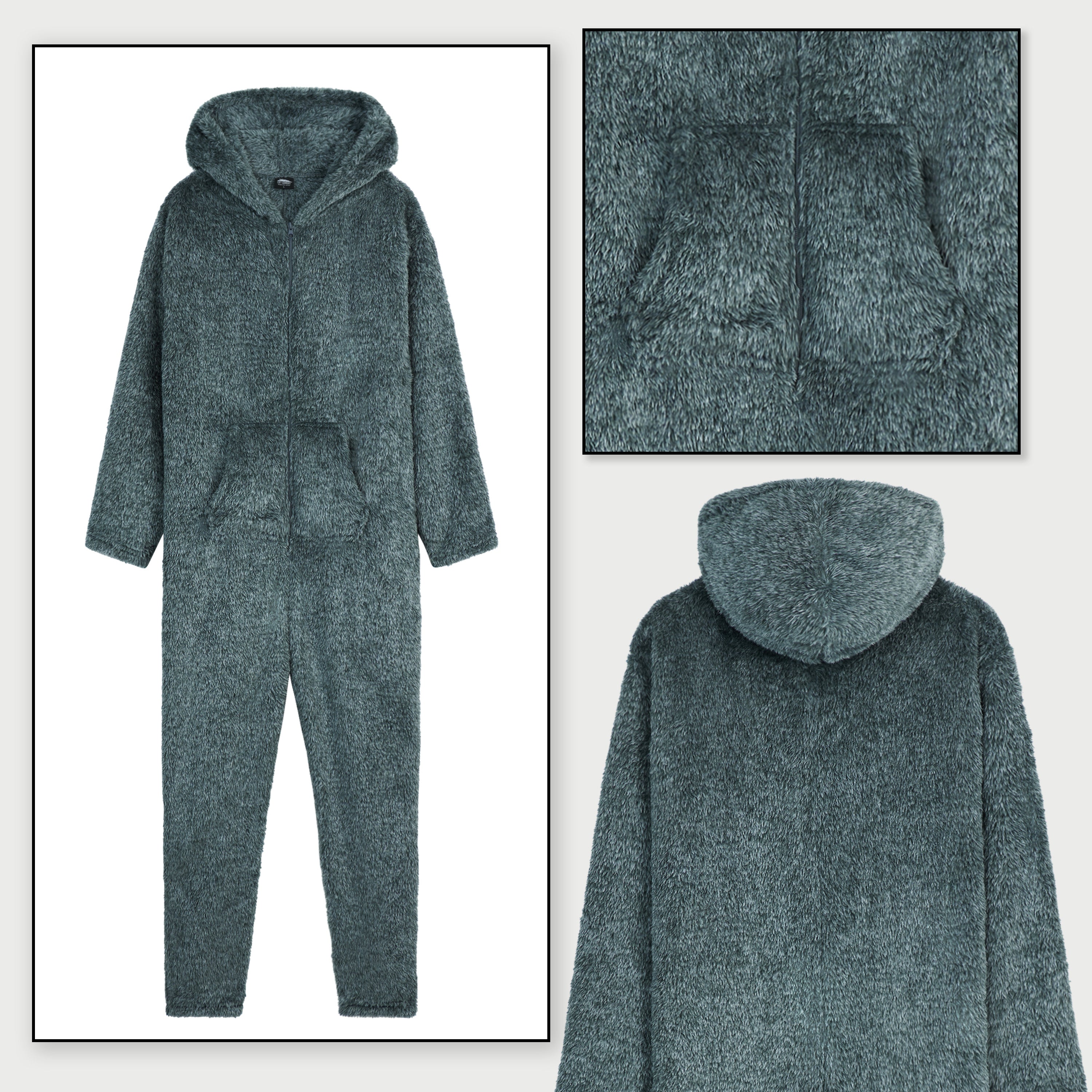 CityComfort Onesies for Men - Snuggle Fleece Pyjamas Men - Get Trend