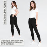 CityComfort Womens Jegging Jeans, High Waisted Stretchy Denim Leggings - Get Trend