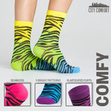 CityComfort Socks for Women & Teens UK Size 4-7, Pack of 5 Soft Warm & Breathable - Get Trend