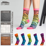 CityComfort Socks for Women & Teens UK Size 4-7, Pack of 5 Soft Warm & Breathable - Get Trend