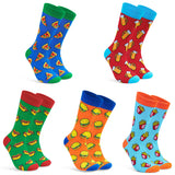 CityComfort Mens Socks Pack of 5 Crew Socks for Men Teenagers