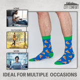 CityComfort Mens Socks Pack of 5 Crew Socks for Men Teenagers