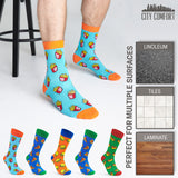 CityComfort Mens Socks Pack of 5 Crew Socks for Men Teenagers