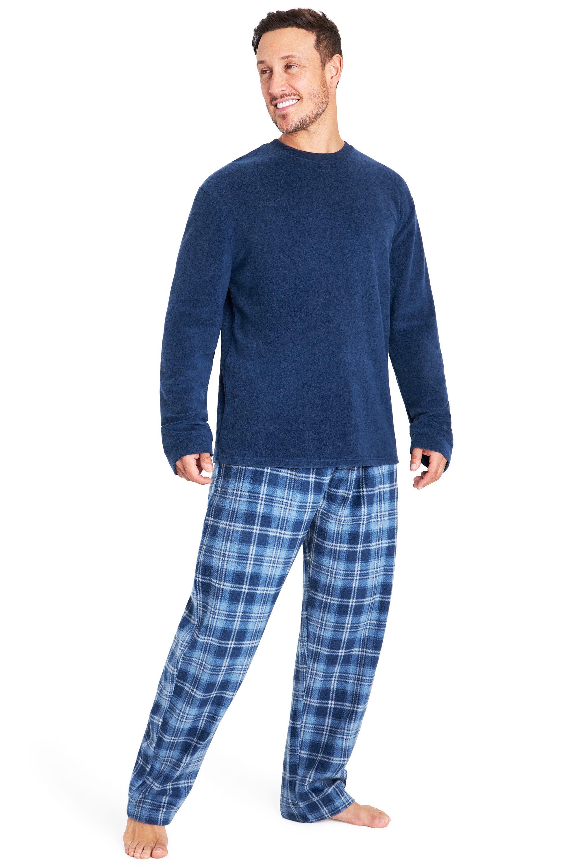 CityComfort Mens Pyjamas Set Super Soft Fleece 2 Piece Set Loungewear Nightwear Gifts for Men - Get Trend