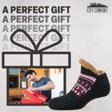 CityComfort Slipper Socks for Men & Teens Size 6–9.5, Cozy Non Slip Socks