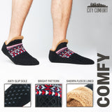 CityComfort Slipper Socks for Men & Teens Size 6–9.5, Cozy Non Slip Socks
