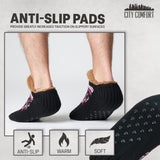 CityComfort Slipper Socks for Men & Teens Size 6–9.5, Cozy Non Slip Socks