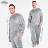 CityComfort Mens Pyjamas Set Super Soft Fleece 2 Piece Set Loungewear Nightwear
