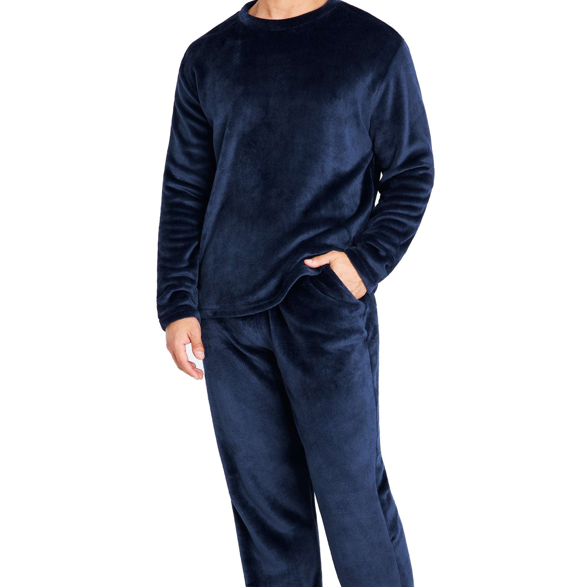 CityComfort Mens Pyjamas Set Super Soft Fleece 2 Piece Set Loungewear Nightwear