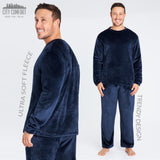 CityComfort Mens Pyjamas Set Super Soft Fleece 2 Piece Set Loungewear Nightwear