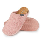 DUNLOP Slippers Warm Fuzzy Slip On Clog Slippers Comfy Mule House Shoes - Womens - Get Trend