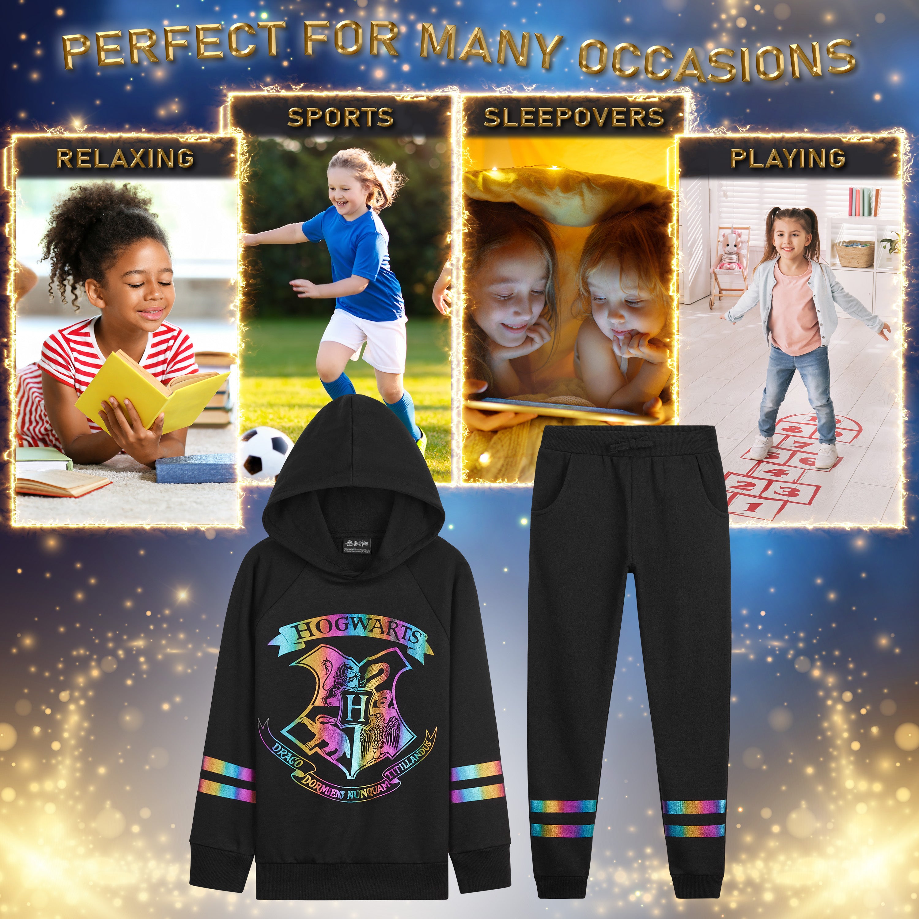 Harry Potter Girls Tracksuit, Hoodie and Girls Tracksuit Bottoms - Get Trend