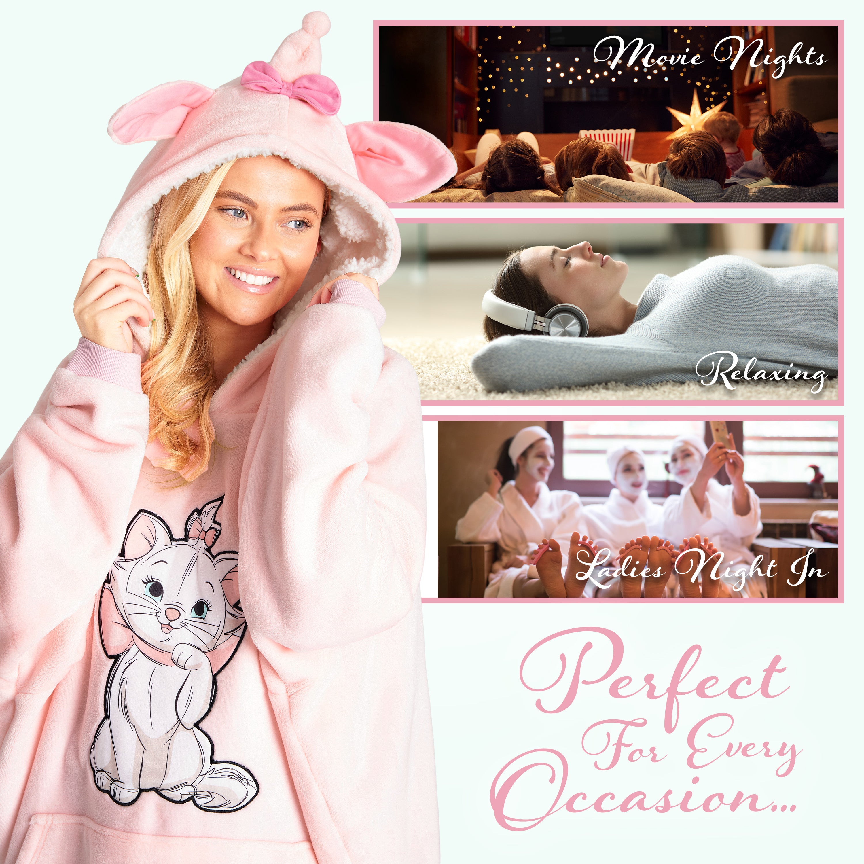 Disney Women's Hoodies, Oversized Blanket Hoodie - Get Trend