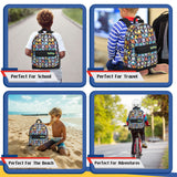 Pokemon Backpack for Kids Teenagers Pikachu Rucksack School Bag with Zipped Pockets