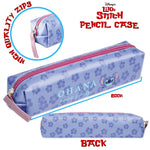 Disney Stitch Stationery Supplies Set Notebook Pencil Case & Ballpoint Pens or Notepad Colouring Pencils & Accessories for School Office (Blue) - Get Trend