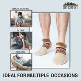 CityComfort Slipper Socks for Men & Teens Size 6–9.5, Cozy Non Slip Socks
