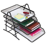 Desk Organiser -  Mesh 4 Tier Desk Storage Organiser - Get Trend