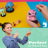 Disney Stitch Kids Paint Your Own Figure DIY Crafts - Pack of 3 - Stitch Gifts(Multi - 3 Pack)