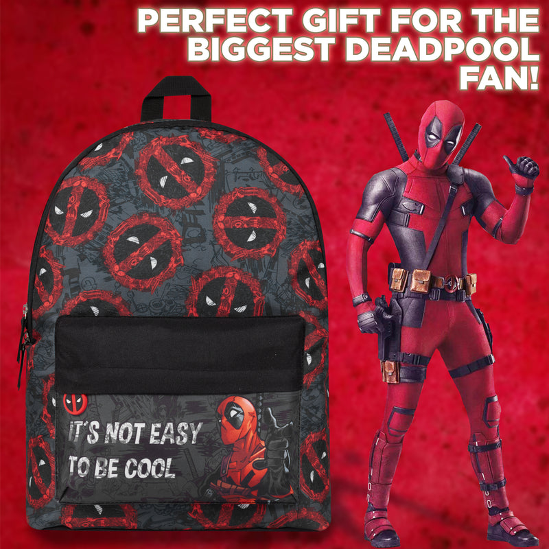 Marvel Boys Backpack Kids School Bag for Boys - DEADPOOL - Get Trend