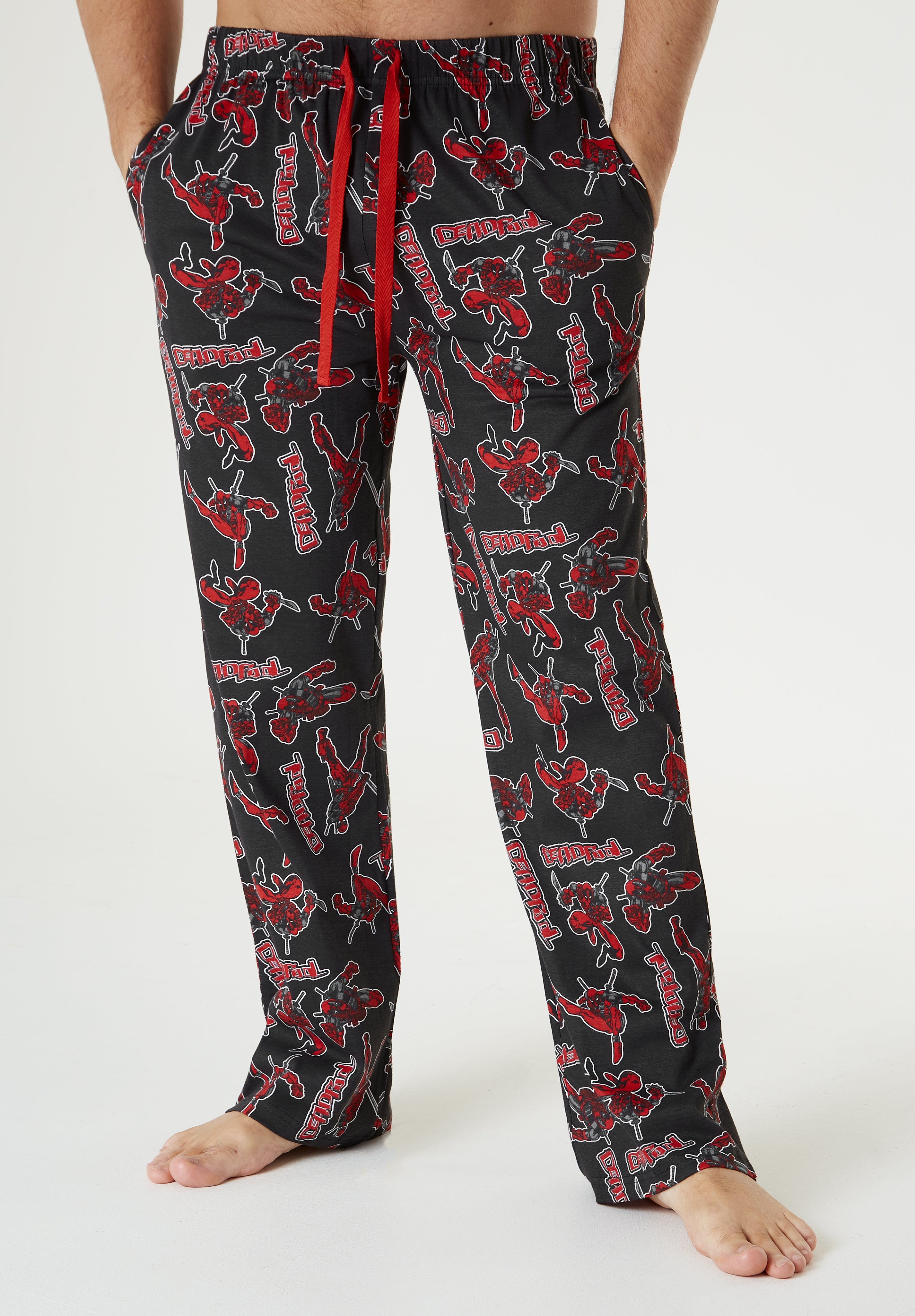 Marvel Pyjama Bottoms Men - Deadpool Pyjama Bottoms for Men - Get Trend