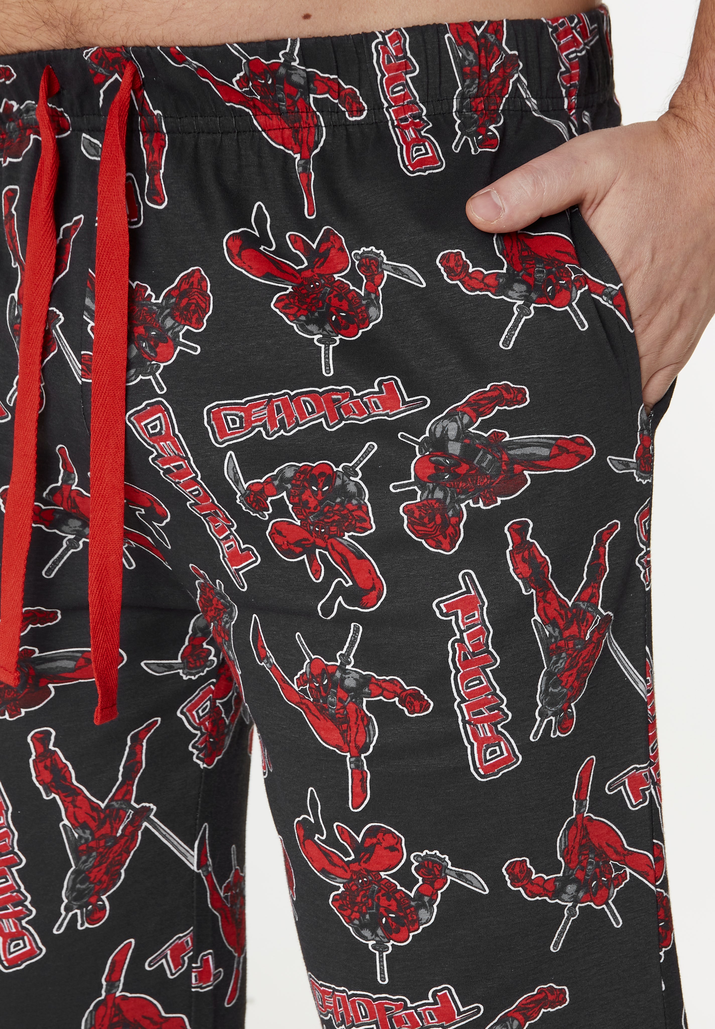 Marvel Pyjama Bottoms Men - Deadpool Pyjama Bottoms for Men - Get Trend