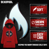 Marvel Oversized Hoodie Blanket for Men and Teenagers Avengers Deadpool - Gifts for Men