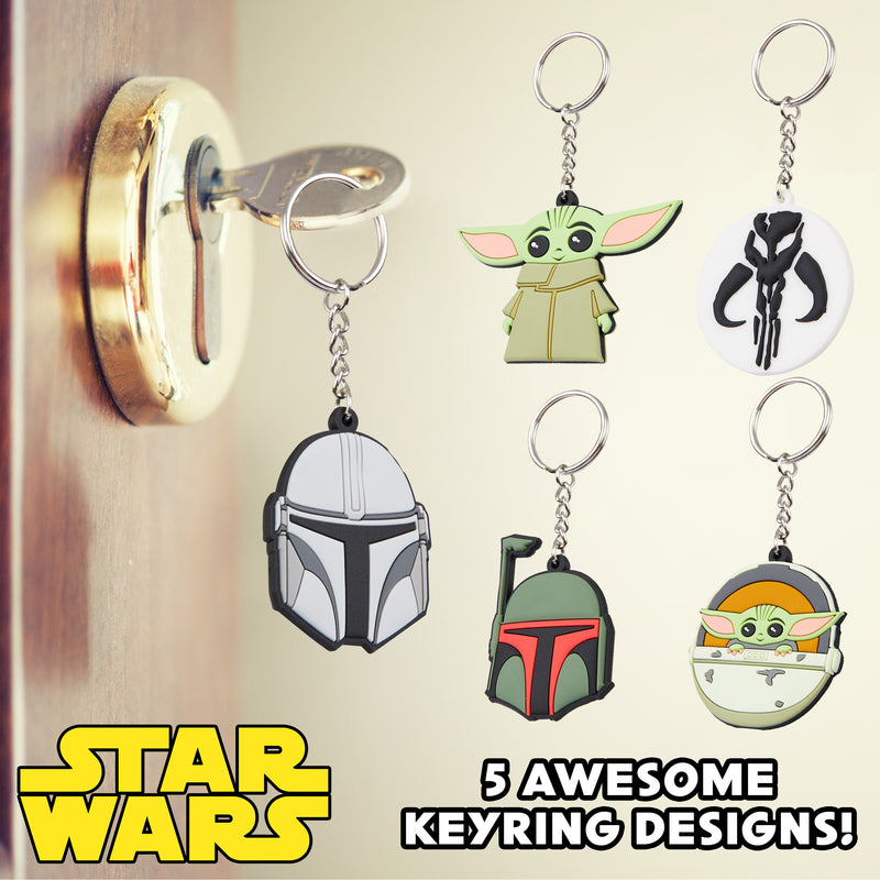 Disney Keyrings for Kids,  Mini Figures Set Keychain - Star Wars - Get Trend