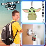 Disney Keyrings for Kids,  Mini Figures Set Keychain - Star Wars - Get Trend