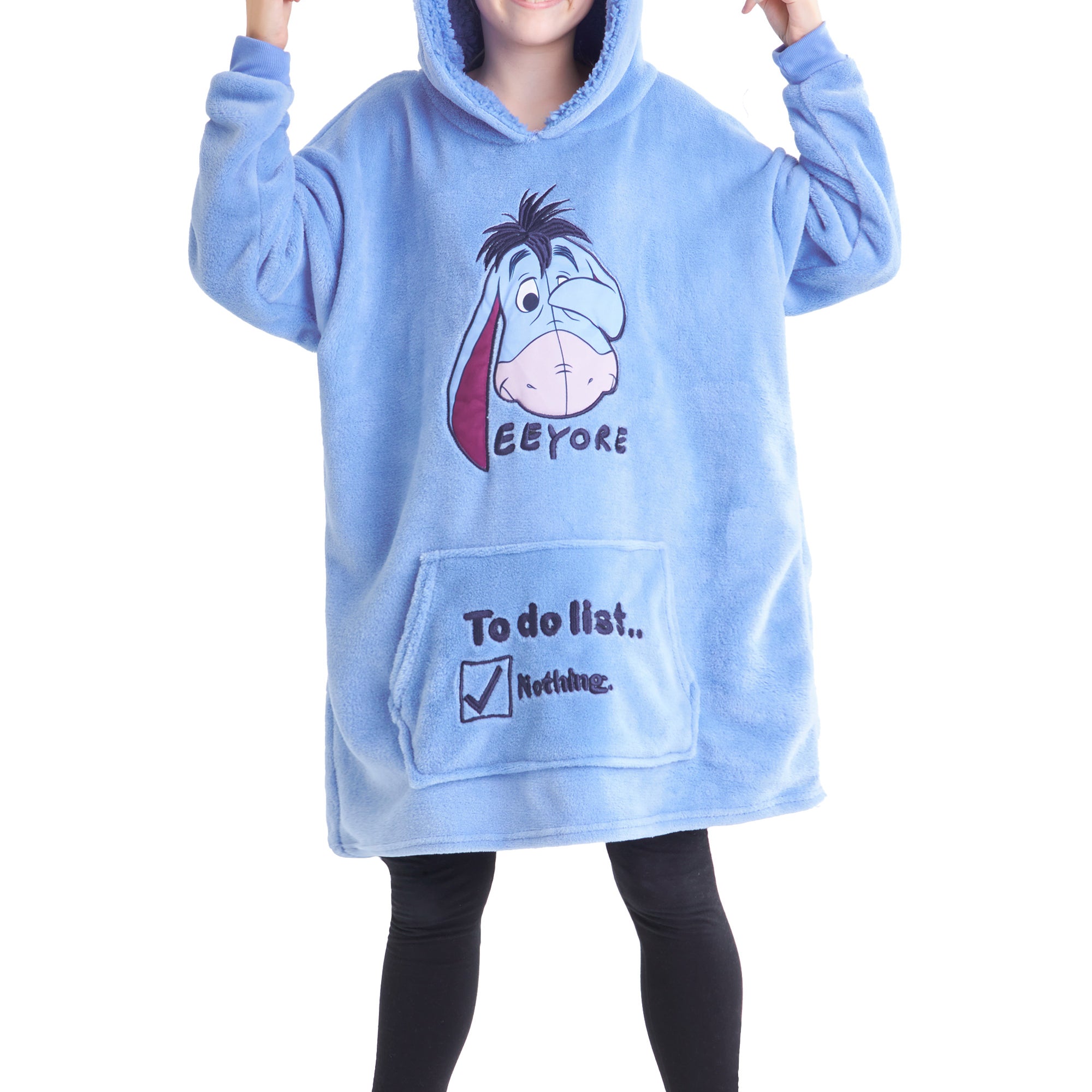 Disney Hoodies for Kids, Oversized Hoodie Blanket - Eeyore - Get Trend