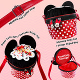 Disney Crossbody Bag for Girls Minnie Mouse Bag with Adjustable Shoulder Strap - Get Trend