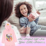 Disney Princess Hoodie for Girls - Princess Hooded Sweatshirt or Hoodie Dress for Kids - Get Trend