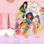 Disney Princess Hoodie for Girls - Princess Hooded Sweatshirt or Hoodie Dress for Kids - Get Trend