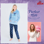 Disney Pyjamas for Women, Fluffy Ladies Fleece Eeyore  Pyjamas - Get Trend