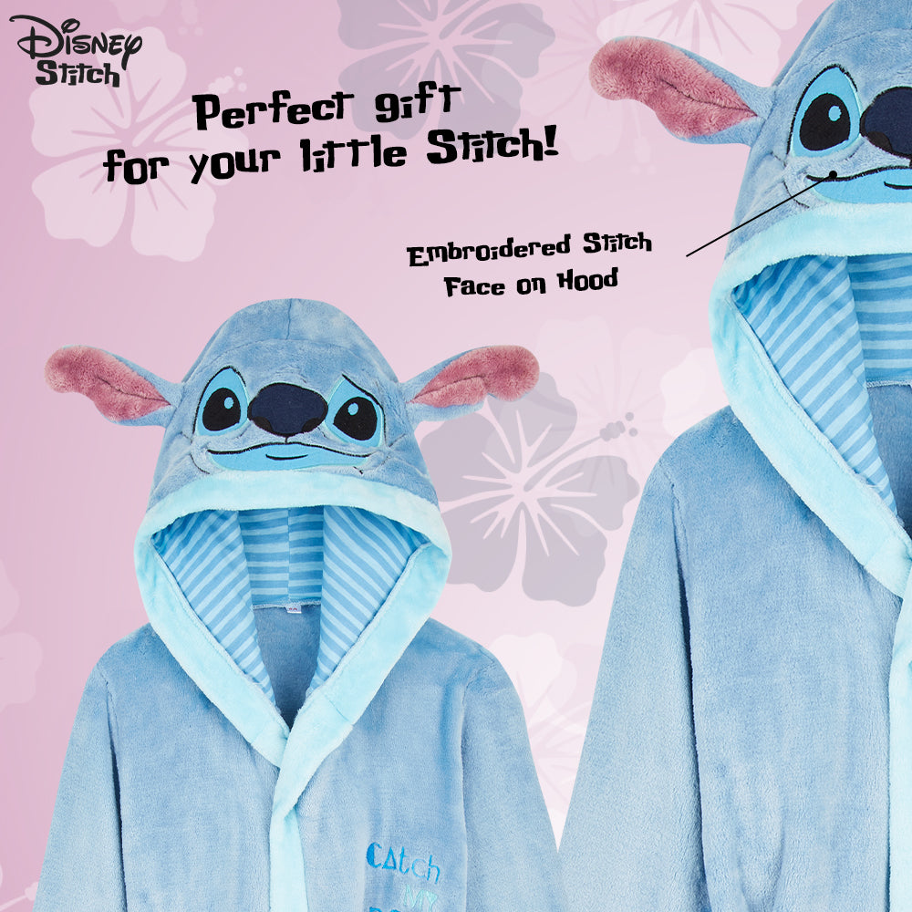 Disney Stitch Kids Dressing Gown r