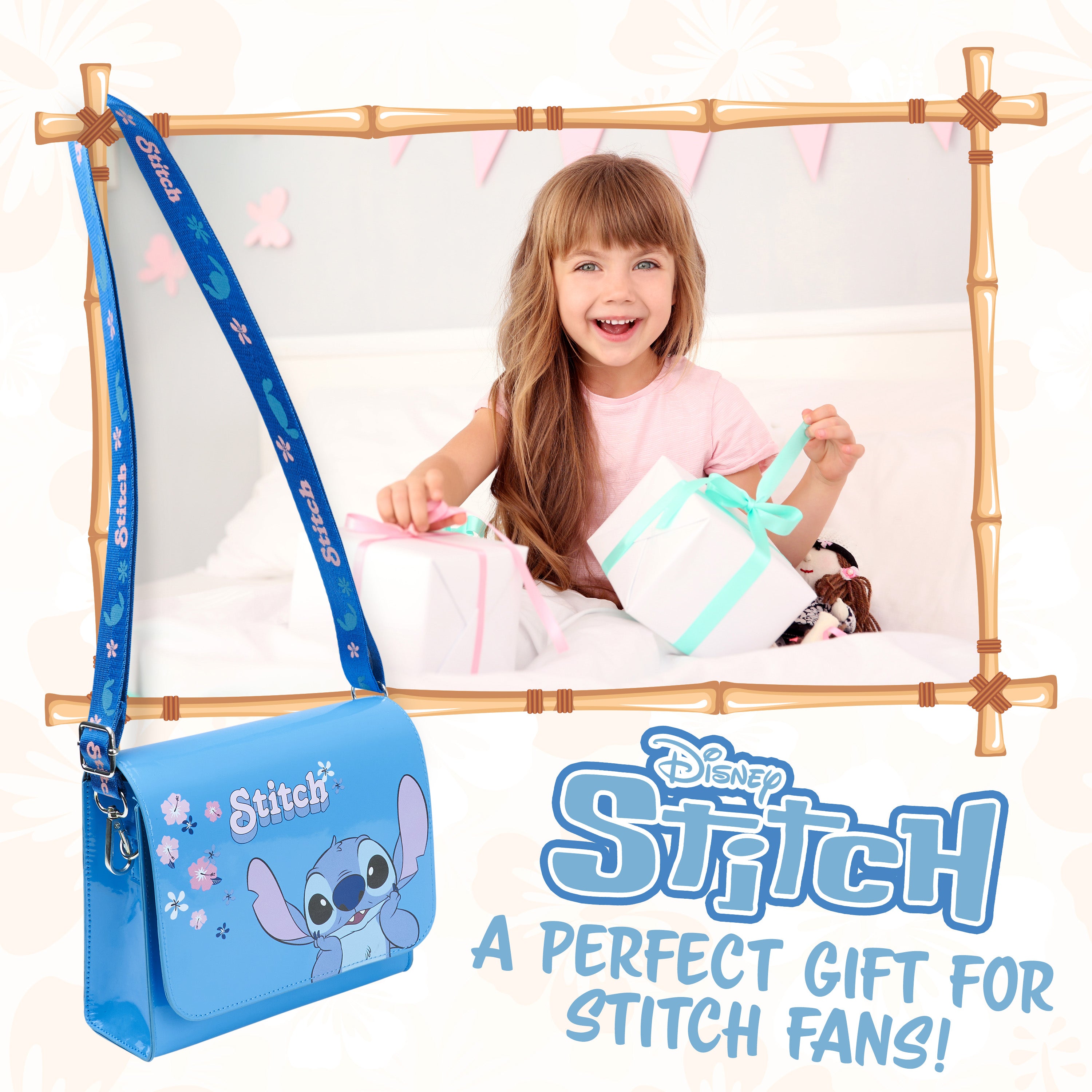 Disney Stitch Handbag Girls Teen Shoulder Bag with Adjustable Strap Messenger Bag Cute Stuff Cross Body Bag Stitch Gifts for Girls - Get Trend