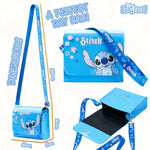 Disney Stitch Handbag Girls Teen Shoulder Bag with Adjustable Strap Messenger Bag Cute Stuff Cross Body Bag Stitch Gifts for Girls - Get Trend