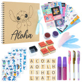 Disney Stitch Scrapbook Kit for Kids Craft Set with Blank Scrapbook Craft Book