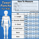Marvel Avengers Towel with Hood for Kids Teenagers Absorbent Changing Robe Poncho - Get Trend